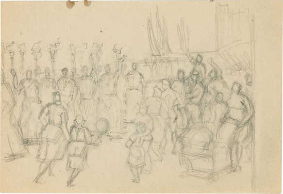 Чеков Леонид Дмитриевич.  Архив художника (более 100 зарисовок)